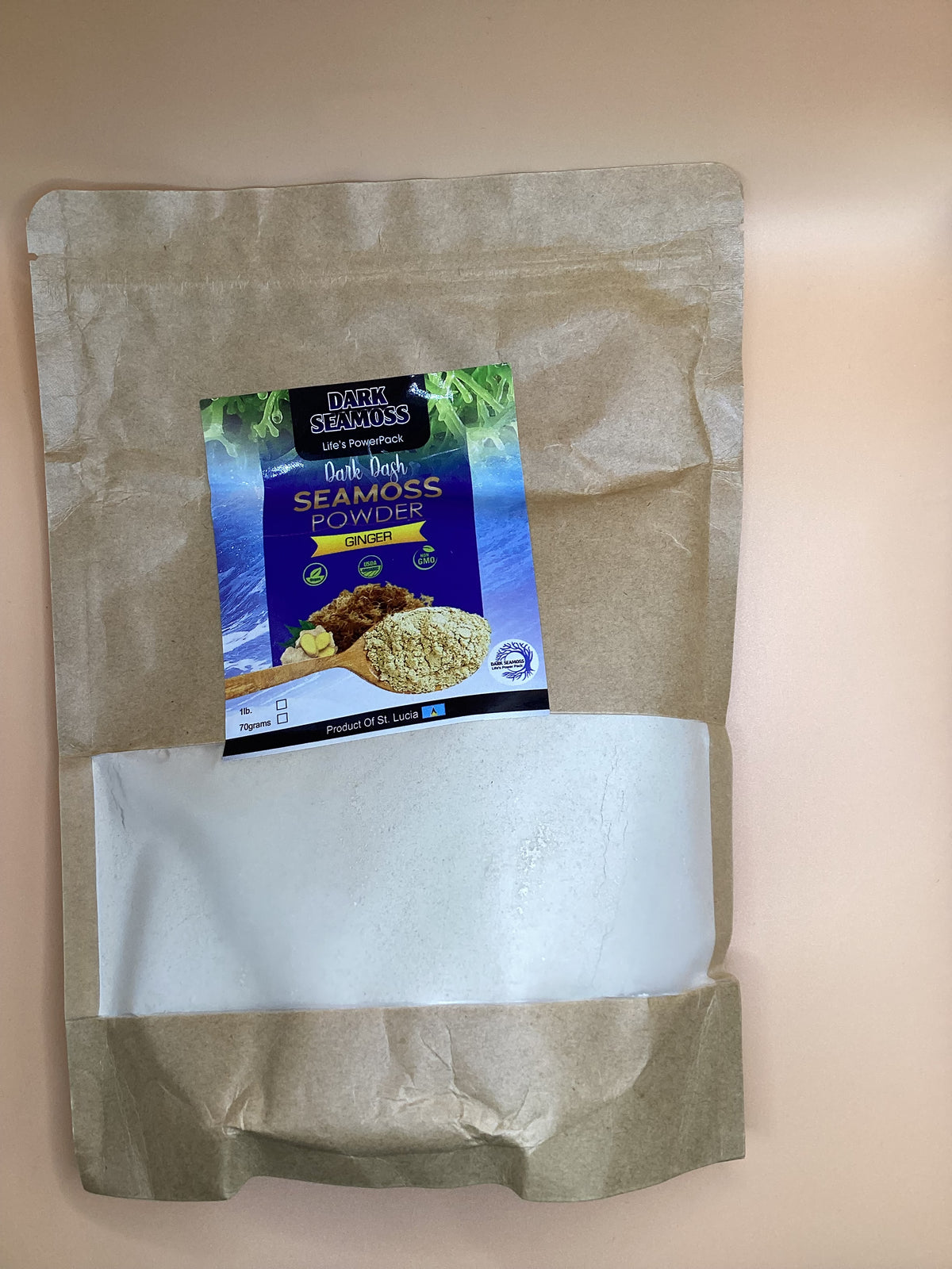 Dark Seamoss Dark Dash Ginger Sea Moss Powder